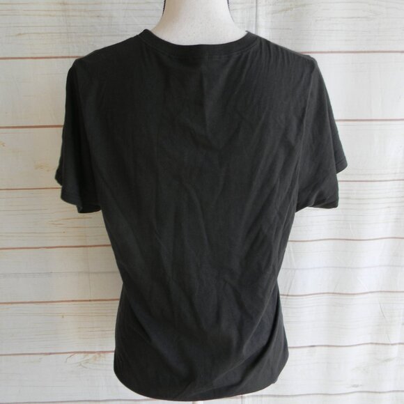 Prince Peter WM'S ROCK AND ROLL Tongue Black Tee T-Shirt Red Lips Size M GRAPHIC - Picture 3 of 3